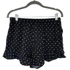 Black & White Polka Dot Shorts